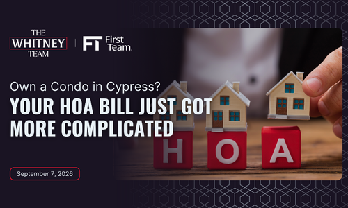 Own a Condo in Cypress? Your HOA Bill Just Got &hellip;