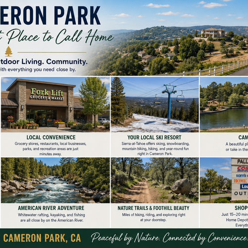 Moving to Cameron Park, CA? The Overlooked Conveniences Buyers Should Know