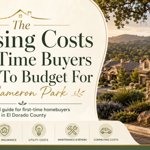 The Housing Costs First-Time Buyers Forget To Budget For in Cameron Park
