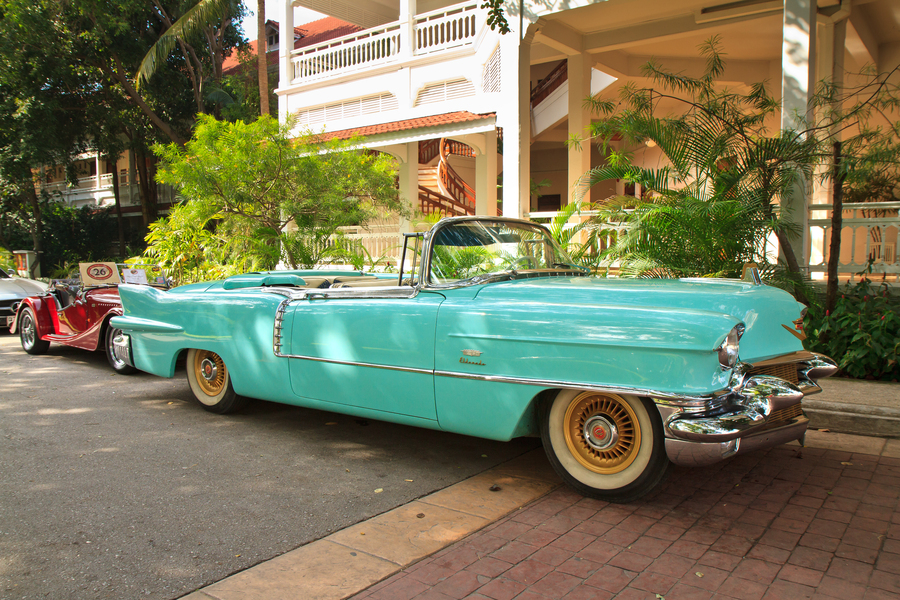 Classic car in Monterey