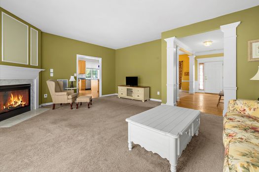 22-22 - Living Room with Gas Fireplace