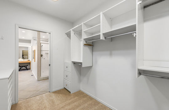primary bedroom closet 2