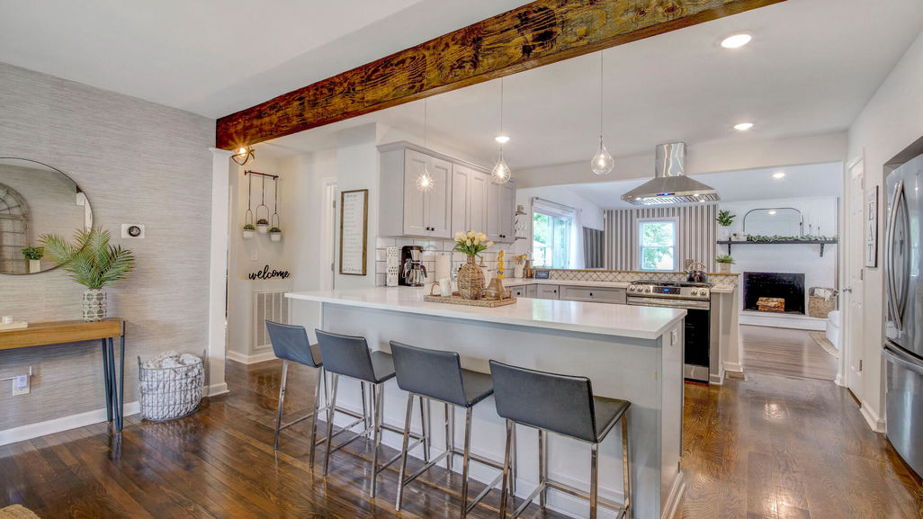25 Seaman Rd -Kitchen and LR