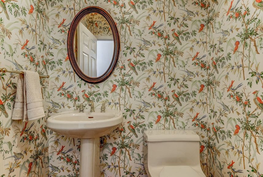 Powder room first floor