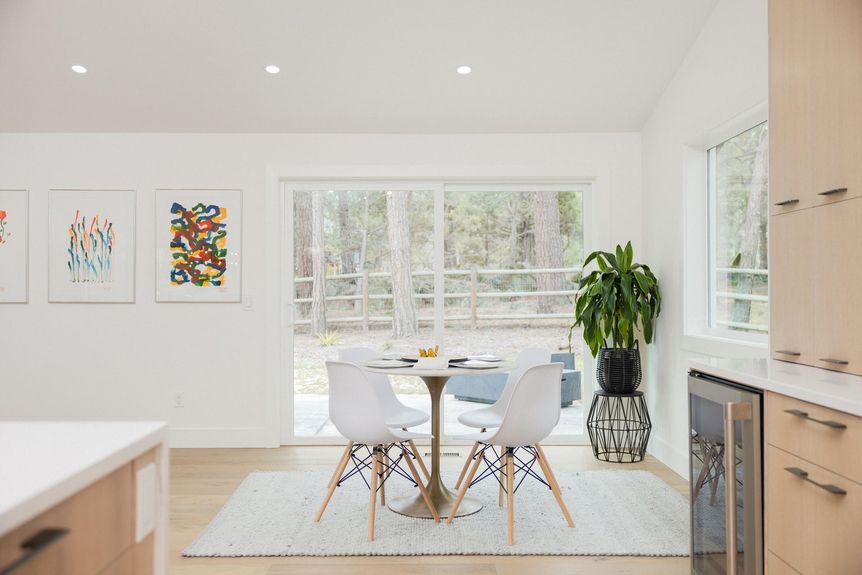 Eat in kitchen in remodeled home in Valhalla Heights, Bend, Oregon