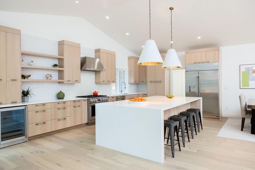 Closeup Kitchen Bar in remodeled home in Valhalla Heights, Bend, Oregon