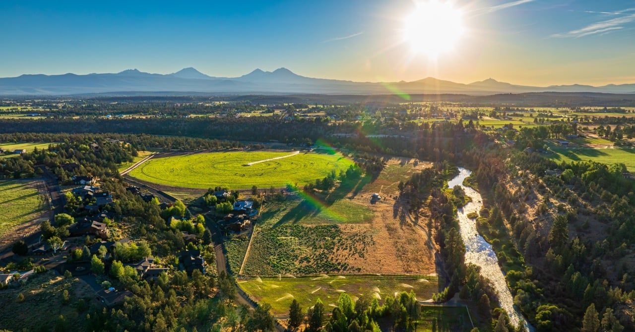 Deschutes River Ranch aerial