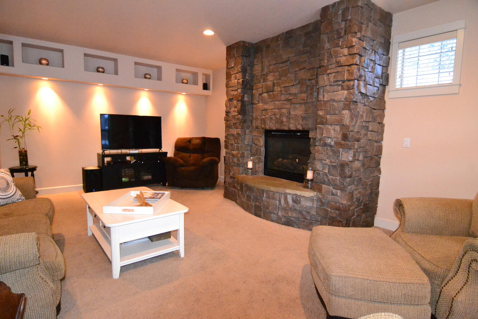 Living room before