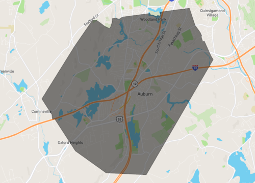 Real estate available in auburn map