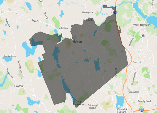 Holden real estate map