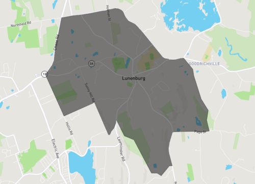 map of real estate in lunenburg MA