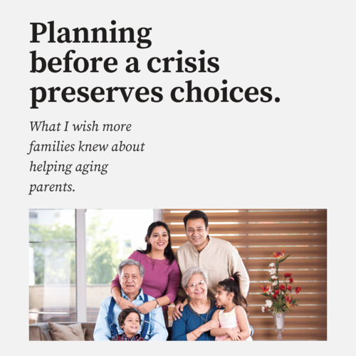 Planning Before a Crisis: What Families Should Know About Helping Aging Parents