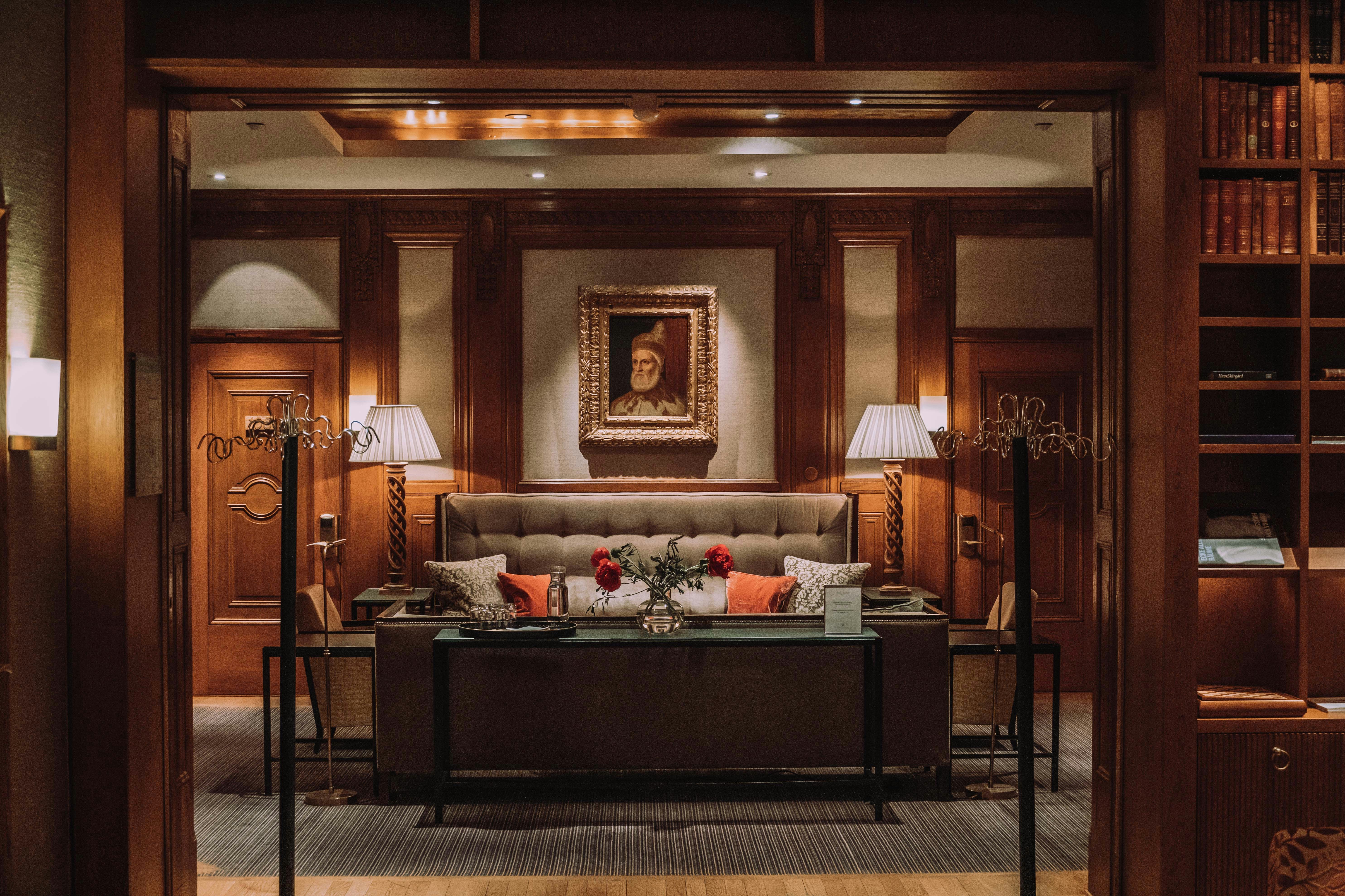 Luxury wooden panel interior