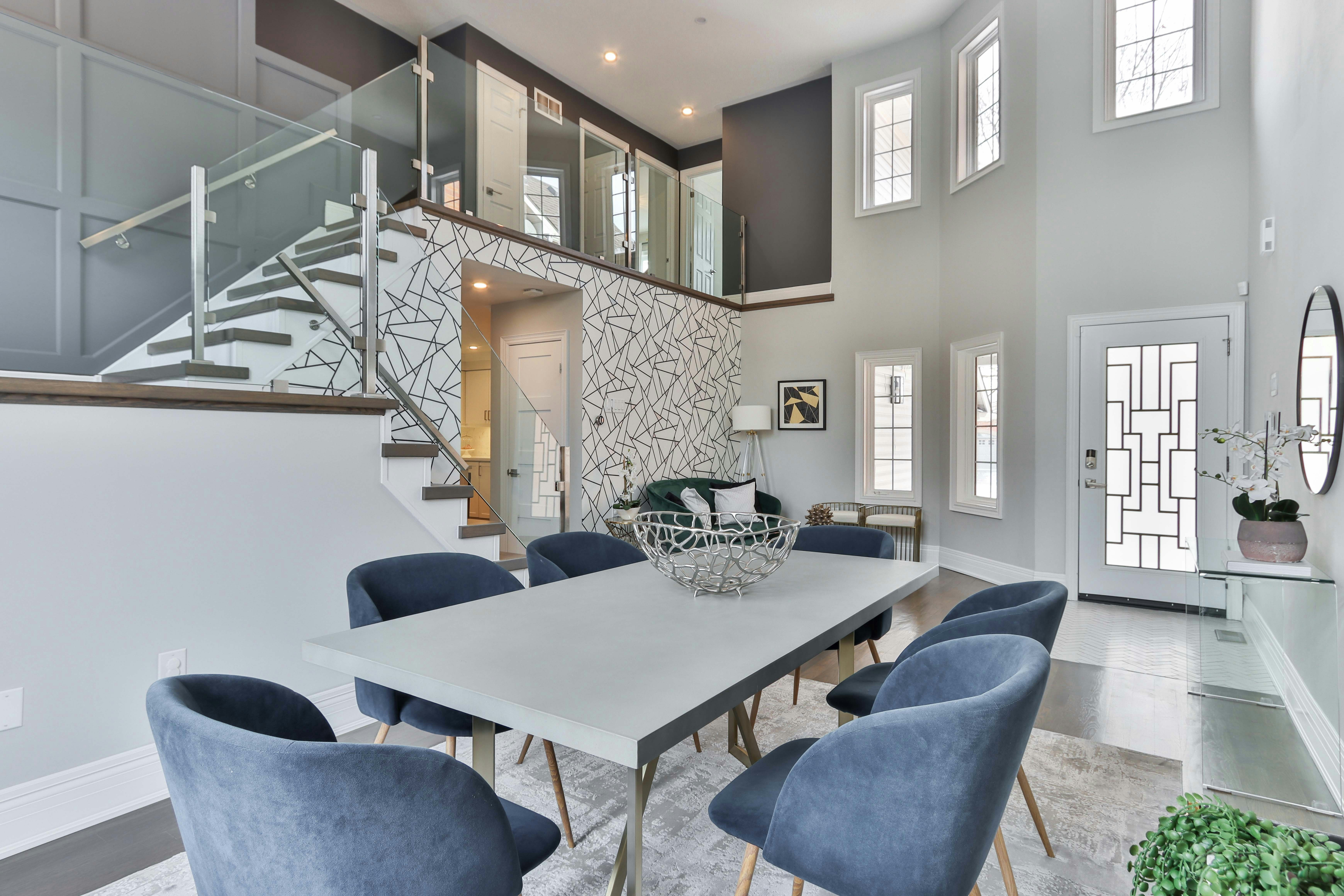 Modern and airy inside space