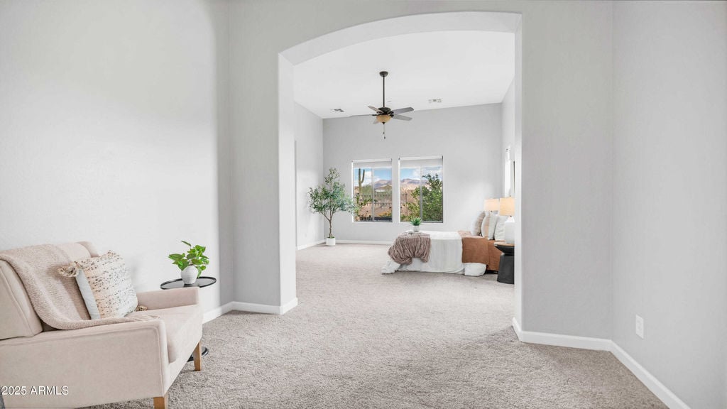 hillridge bedroom luxury stageed. Light