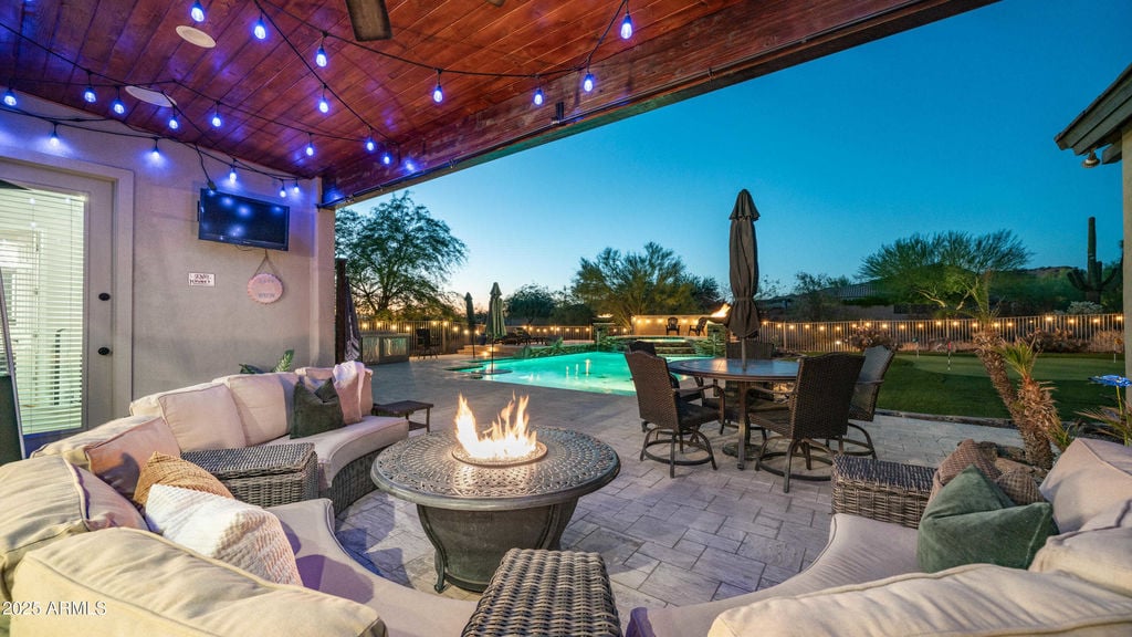 "Luxury Mesa AZ home in Madrid community with pool and mountain views – listed by Realtor Lorraine Ryall"