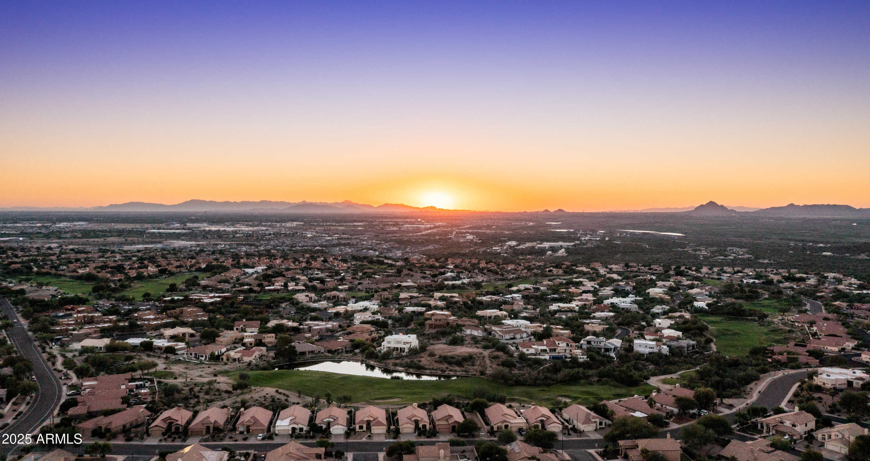 mesa sunset streets