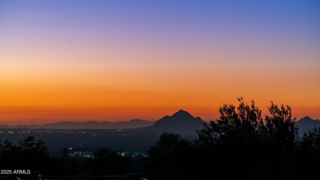 view mountain and sunset views