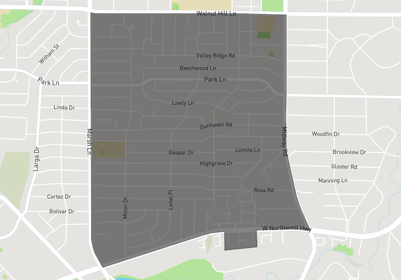 Top Agent Homes for Sale in Midway Hollow, Dallas Dustin Pitts