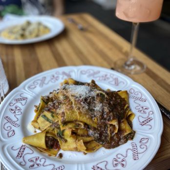 Fresh pasta dish served at Sfoglina Van Ness in DC