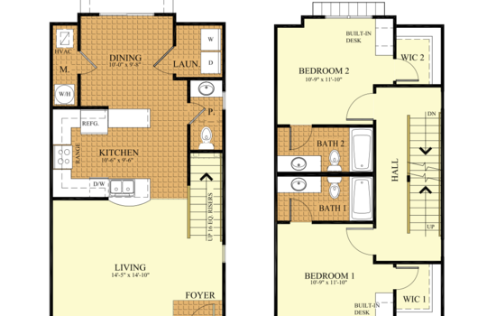Floor Plan 4 Bed Condo
