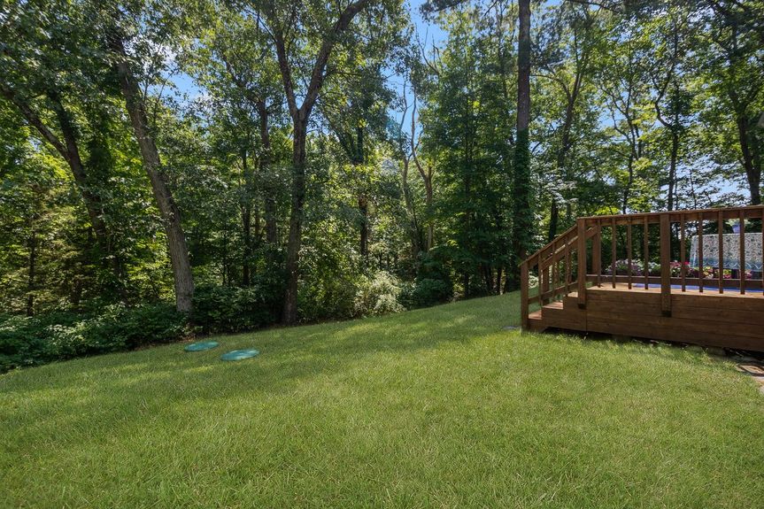 Backyard at 15 Williams Road, Smithfield, RI, listed by Alexander Parmenidez, Coldwell Banker Realty.
