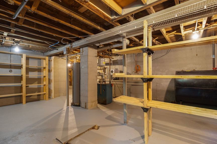 Basement at 15 Williams Road, Smithfield, RI, listed by Alexander Parmenidez, Coldwell Banker Realty.