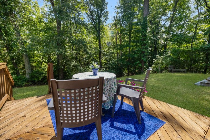 Deck at 15 Williams Road, Smithfield, RI, listed by Alexander Parmenidez, Coldwell Banker Realty.