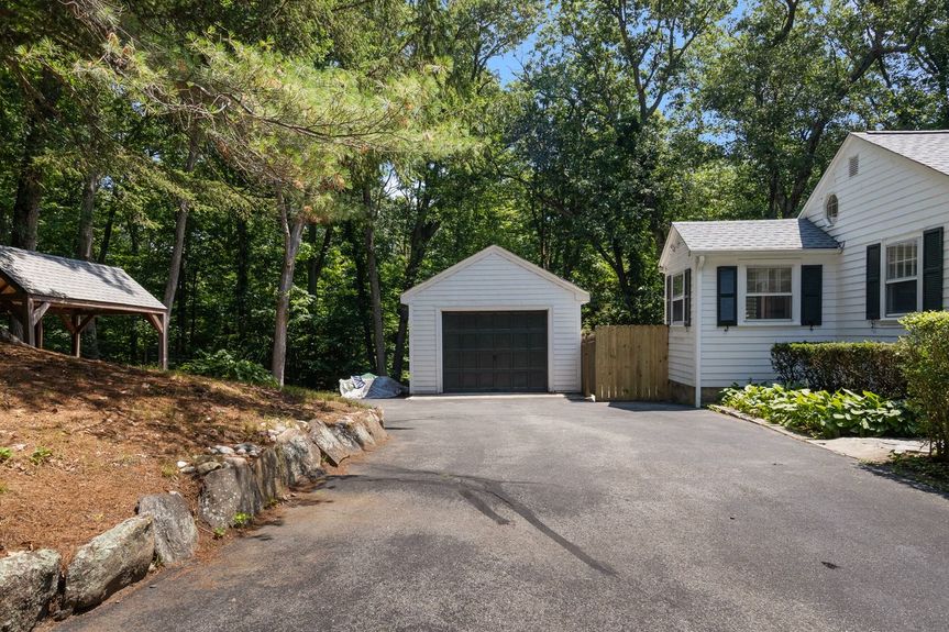 Garage at 15 Williams Road, Smithfield, RI, listed by Alexander Parmenidez, Coldwell Banker Realty.