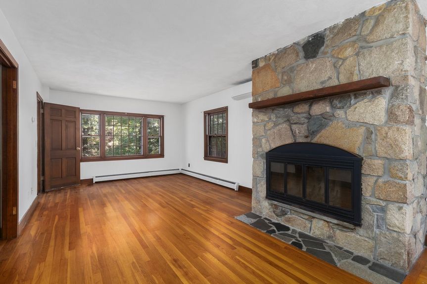 Living room at 15 Williams Road, Smithfield, RI, listed by Alexander Parmenidez, Coldwell Banker Realty.