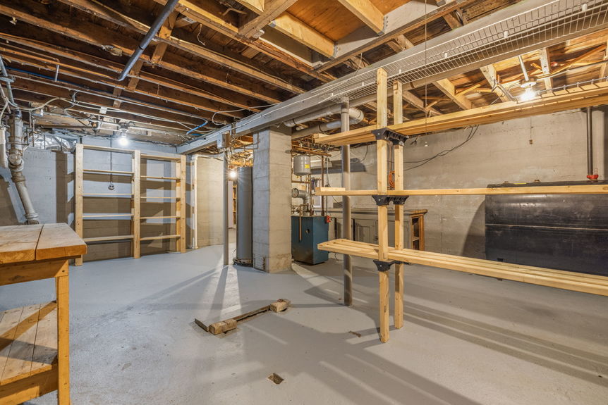 Basement at 15 Williams Rd, Smithfield RI, listed by Alexander Parmenidez, Coldwell Banker Realty.