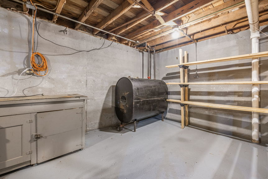 Basement at 15 Williams Rd, Smithfield RI, listed by Alexander Parmenidez, Coldwell Banker Realty.