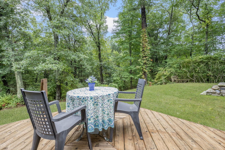 Deck at 15 Williams Rd, Smithfield RI, listed by Alexander Parmenidez, Coldwell Banker Realty.