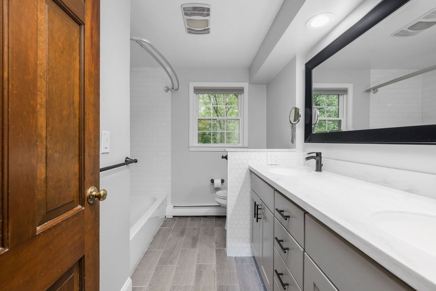 Primary Bathroom at 15 Williams Rd, Smithfield RI, listed by Alexander Parmenidez, Coldwell Banker Realty.