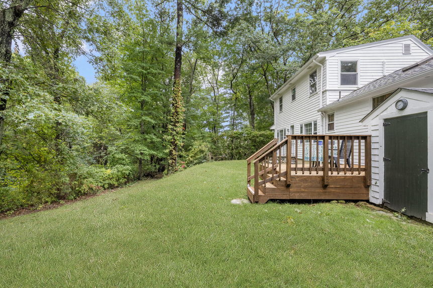 Rear Exterior at 15 Williams Rd, Smithfield RI, listed by Alexander Parmenidez, Coldwell Banker Realty.