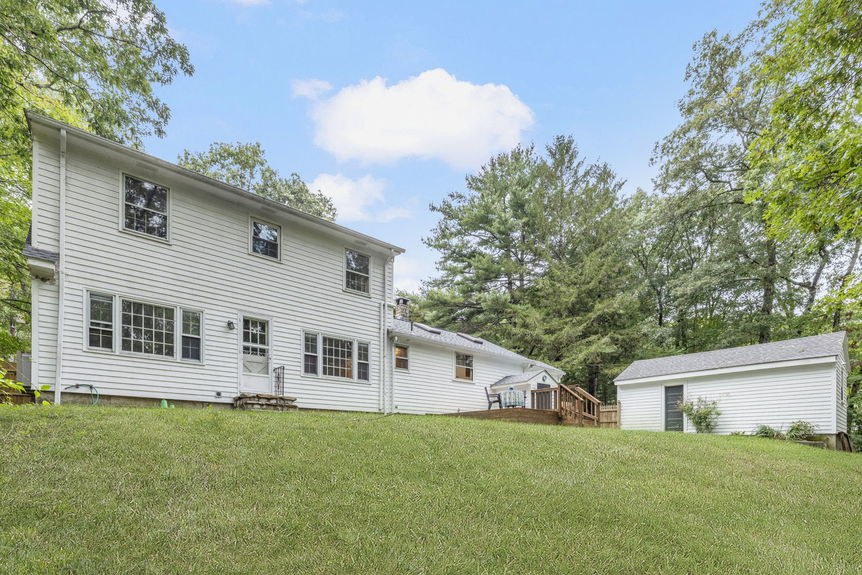 Rear Exterior at 15 Williams Rd, Smithfield RI, listed by Alexander Parmenidez, Coldwell Banker Realty.
