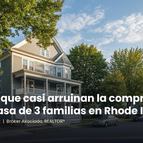3 errores que casi arruinan la compra de una casa de 3 familias en Rhode Island (la historia real de Julio)
