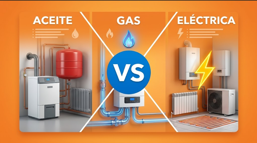 Comparación entre Calefacción de Aceite, Gas y Electricidad Alex Parmenidez