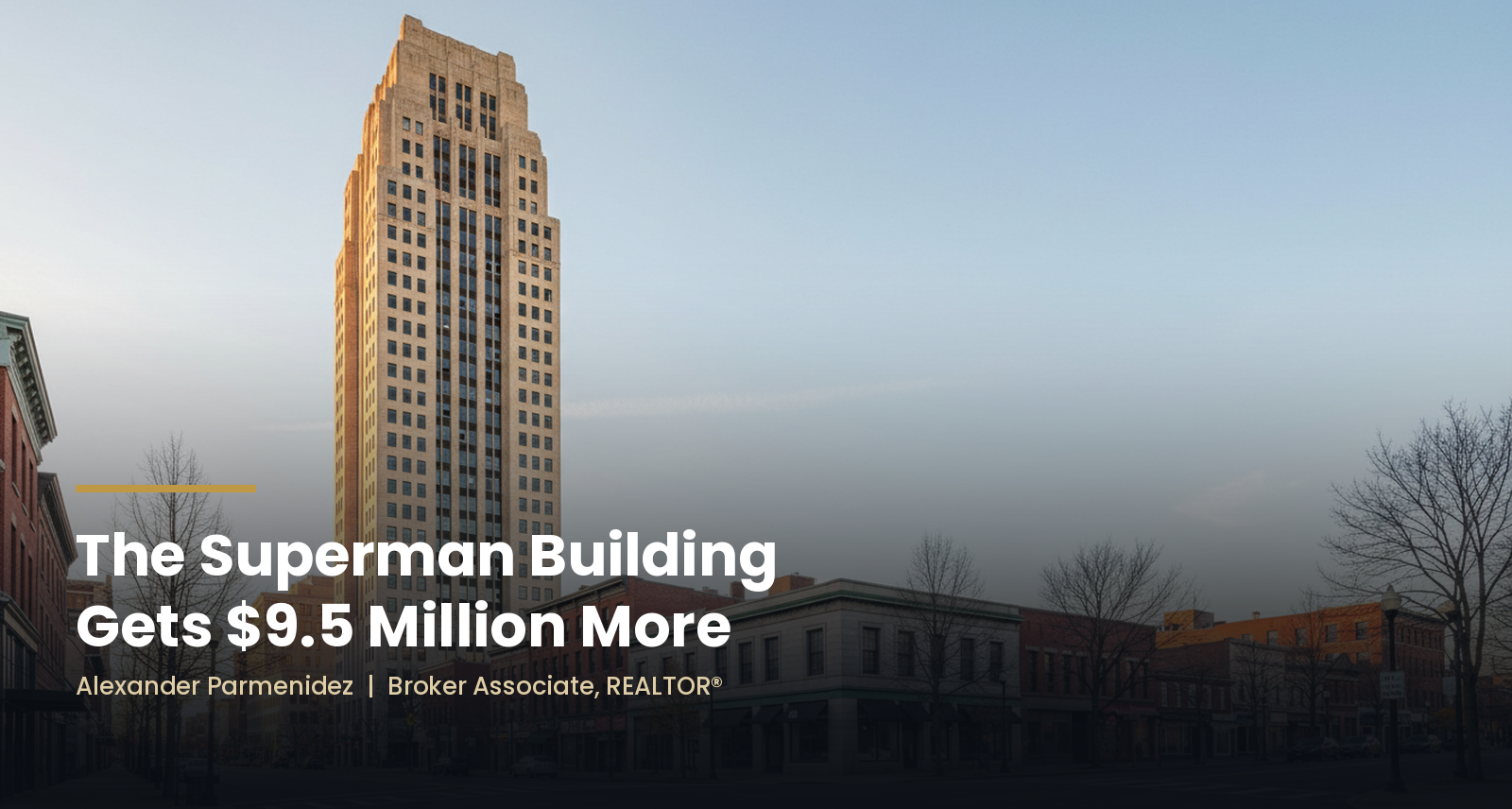 The Superman Building at 111 Westminster Street in downtown Providence, Rhode Island