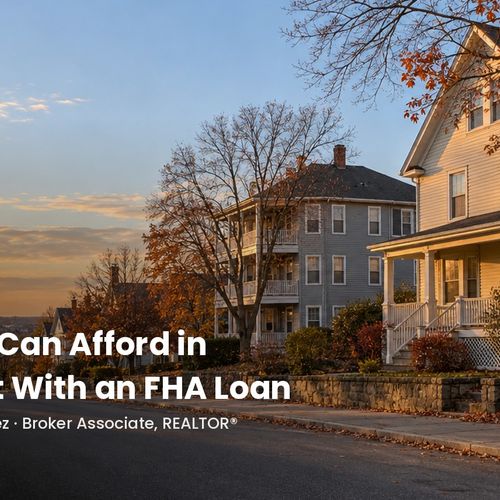Buying a Home in Pawtucket with an FHA Loan: Why Your Monthly Payment Matters More Than Your Down Payment