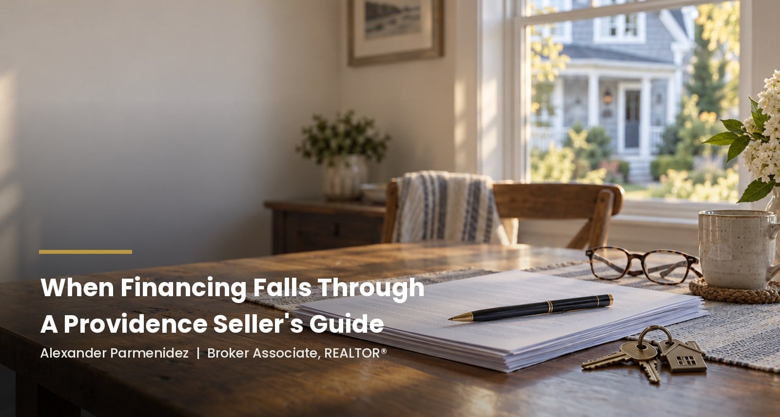 When a Buyer's Financing Falls Through in Providence: A Seller's Guide, by Alexander Parmenidez, Broker Associate, REALTOR®.