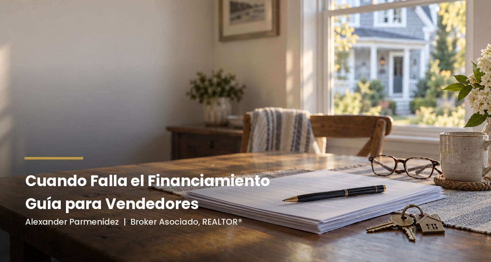 Cuando el Financiamiento del Comprador Falla en Providence: Guía para Vendedores, por Alexander Parmenidez, Broker Asociado, REALTOR®.