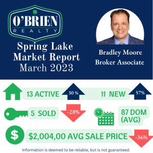 Spring Lake Home Values March 2023