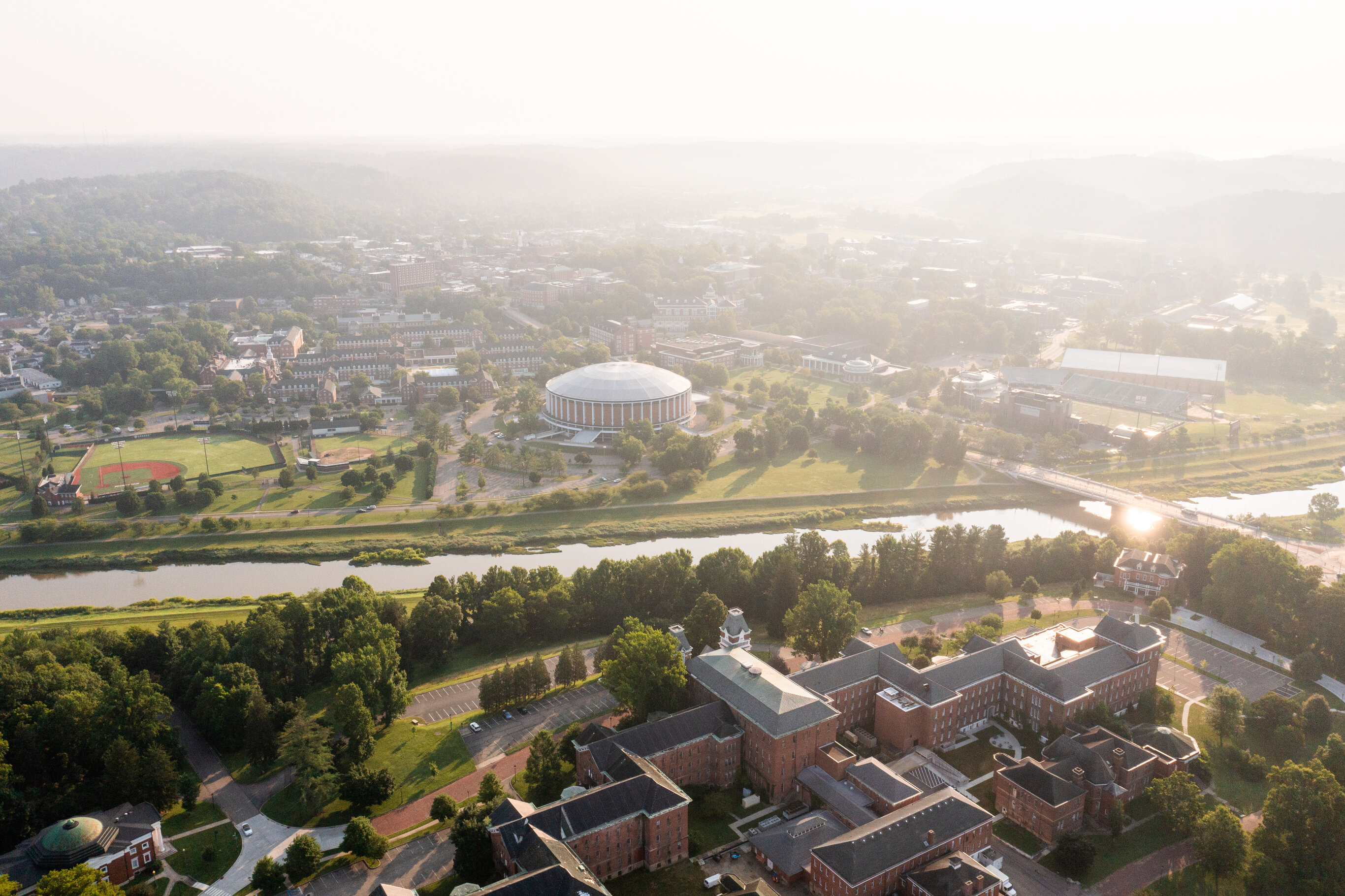 Athens Ohio Drone Picture
