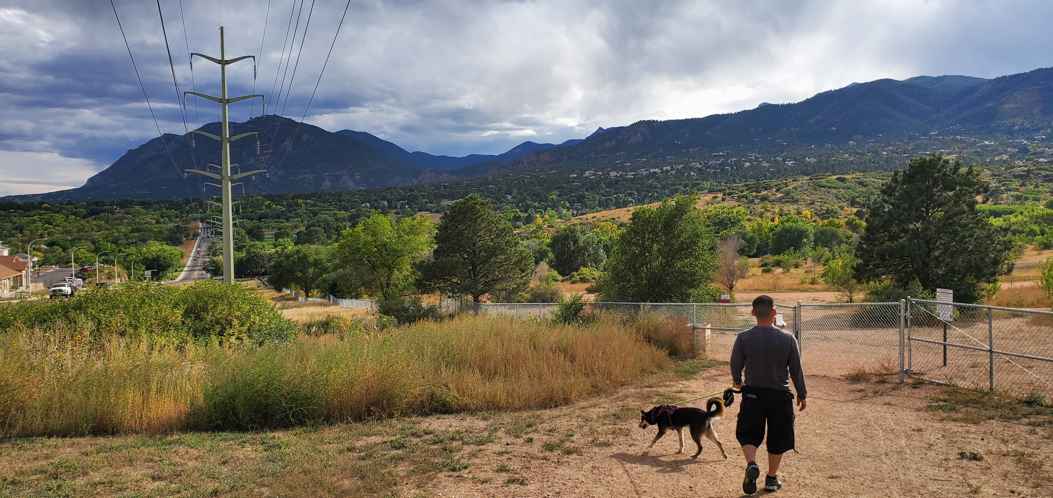 hiking in bear creek park