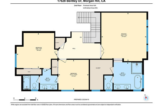 Floor Plan 17628 Bentley Dr 2nd Floor