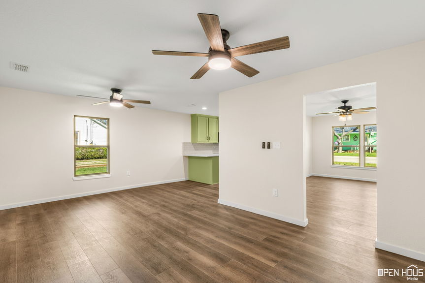 Open Plan Living and Dining Space