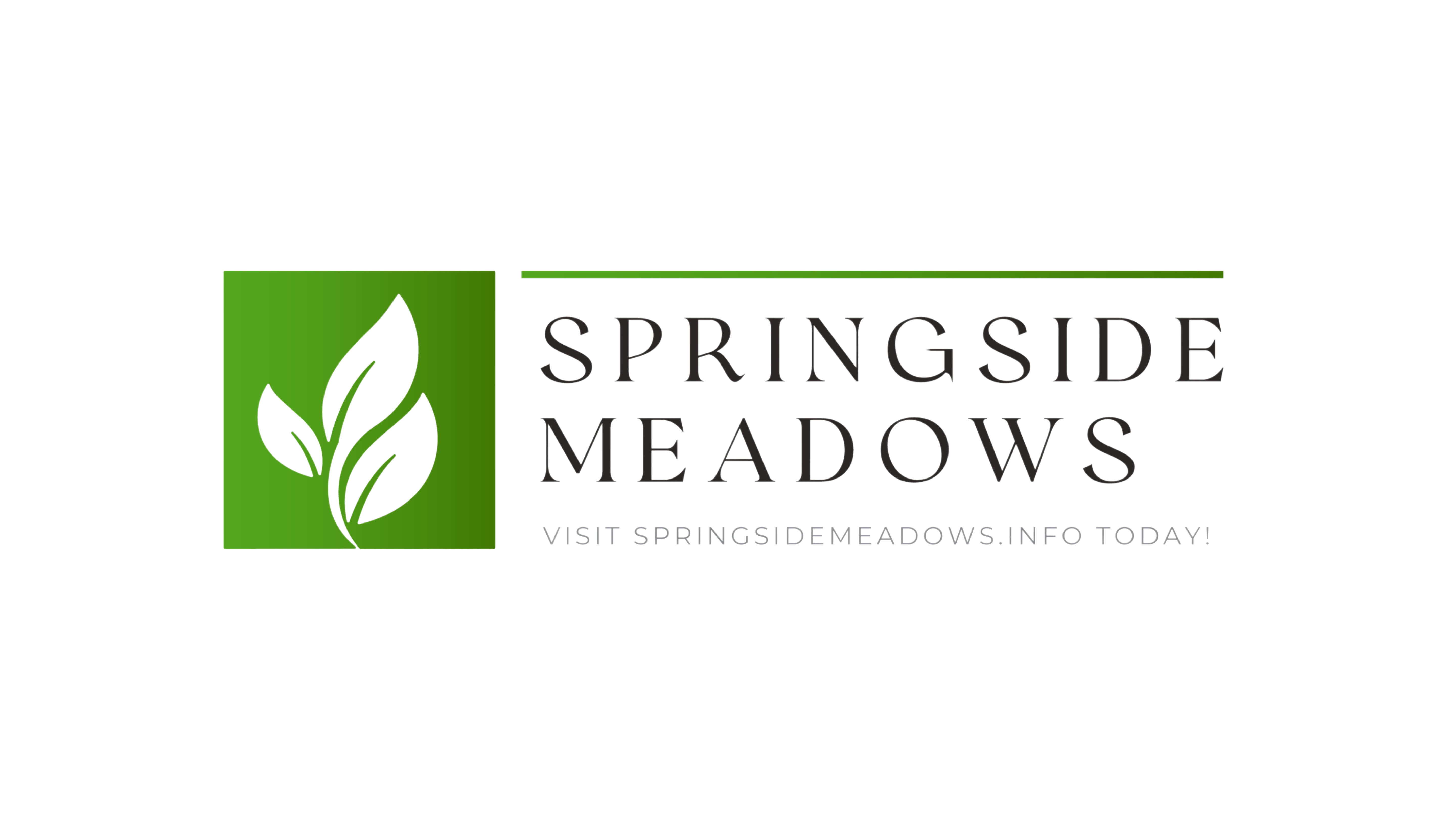 VISIT SPRINGSIDEMEADOWS.INFO TODAY!