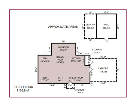 040 -Floorplan Level 1 &#8211; 110 Wildlife Road, Belmont, NC