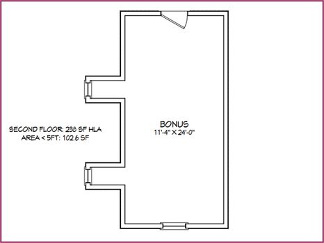 Floor Plan Level 2 – 4008 High Cliff Court, Gastonia, NC